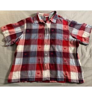 Vtg. Carolina Blues SZ 20 button front shirt